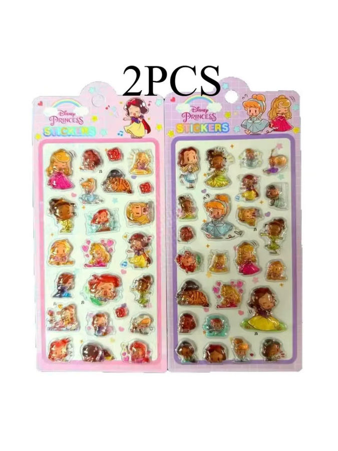 Disney Kawaii Cartoon Ariel Prinzessin 3D Kristall-Relief-Aufkleber für Handyhüllen in Multicolour - Bild 3
