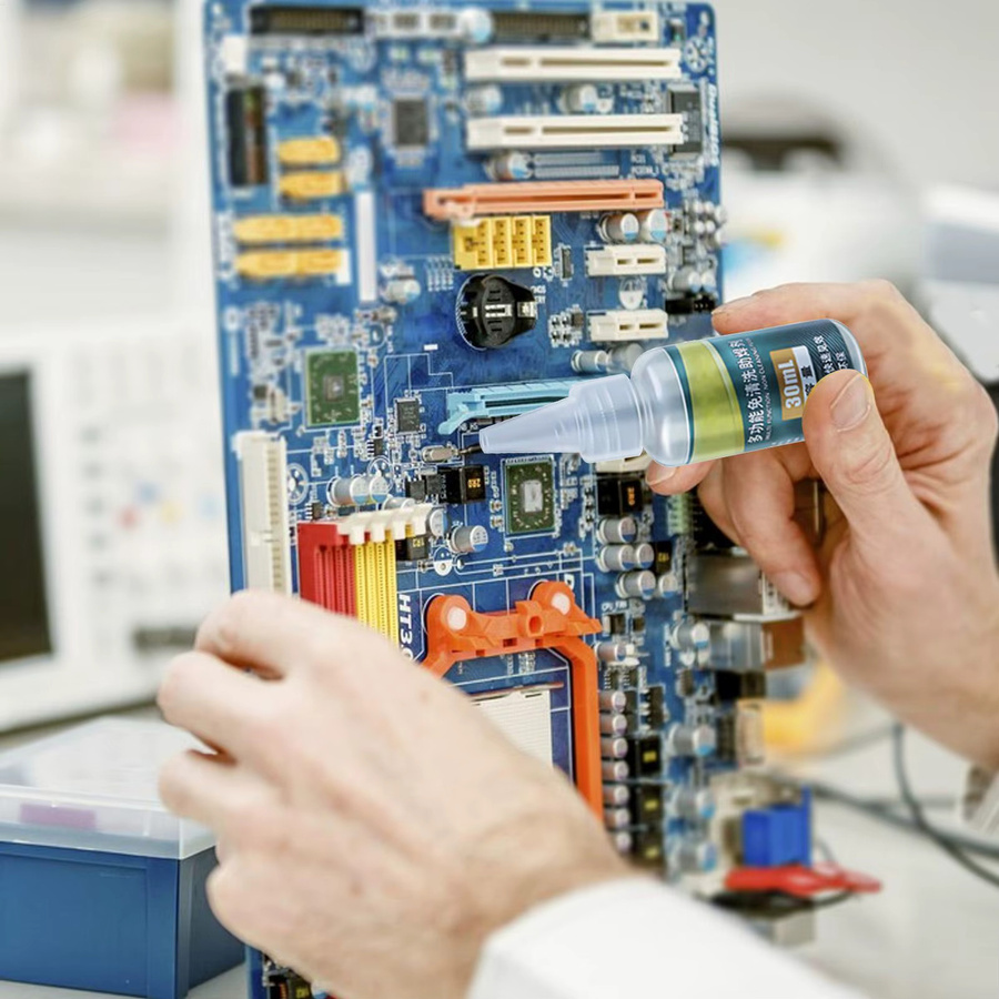 Lötflussmittel Kontakt-Flüssigkeit transparent für Aluminium, Kupfer und Elektronik, 30 ml - Bild 3