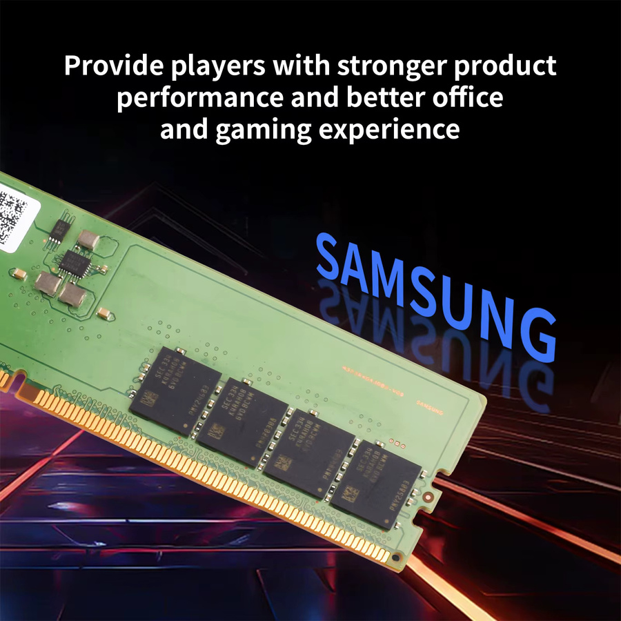 Samsung DDR5 UDIMM RAM Speicher für Desktop-PCs und Gaming-Computer, 16GB, Green - Bild 4