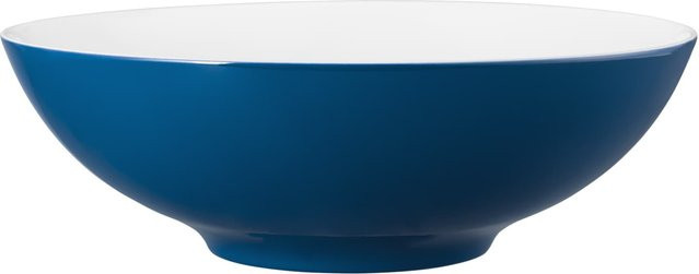 Seltmann Weiden Salatschüssel Life Fashion aus Keramik in Weiß und Blau Durchmesser: 30 cm - Bild 1