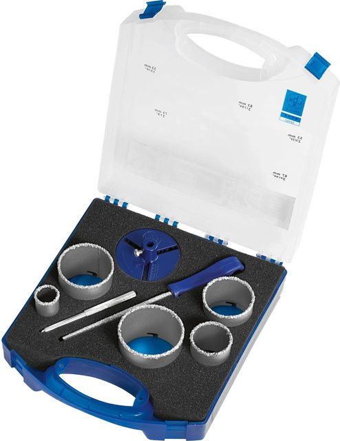 LUX-TOOLS Lochsägen Set 8-teilig in Blau - Bild 1