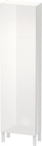 Duravit L-Cube Hochschrank Weiß Hochglanz mit Glastüren, B: 50 cm, T: 24,3 cm, H: 176 cm - Bild 1