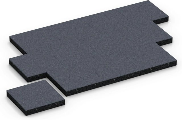 WARCO Fallschutzplatte Schiefergrau B/T/H: 50 x 50 x 8 cm - Bild 1
