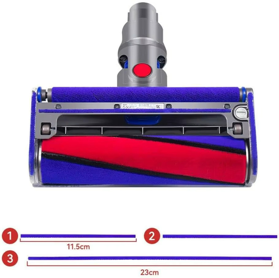 Weiche Plüsch-Streifen als Ersatz für Dyson V6 V7 V8 V10 V11 Reinigerkopf Filz-Ersatzteil - Bild 2