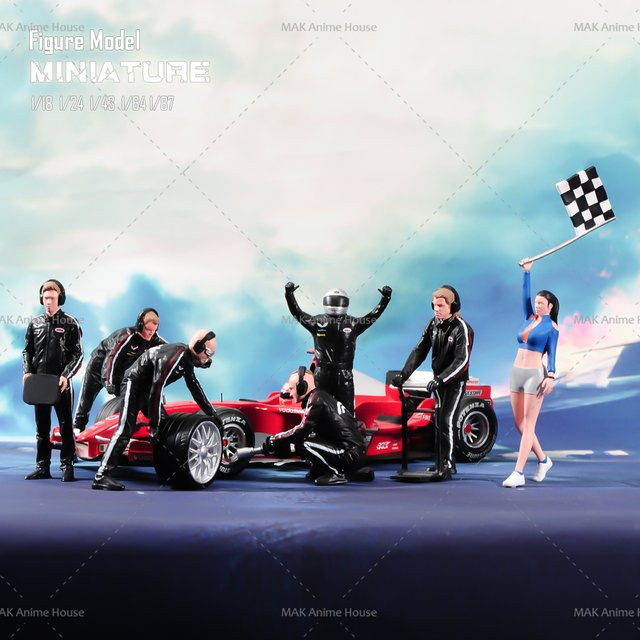 MAK Racing Serie Figur, Einzelfigur, Schwarz, Bunt / Mehrfarbig - Bild 1