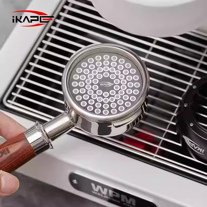 IKAPE Espresso V2 Puck Bildschirm aus Edelstahl in Silber für professionelles Kaffeebrühen, Durchmesser: 58 mm - Bild 3