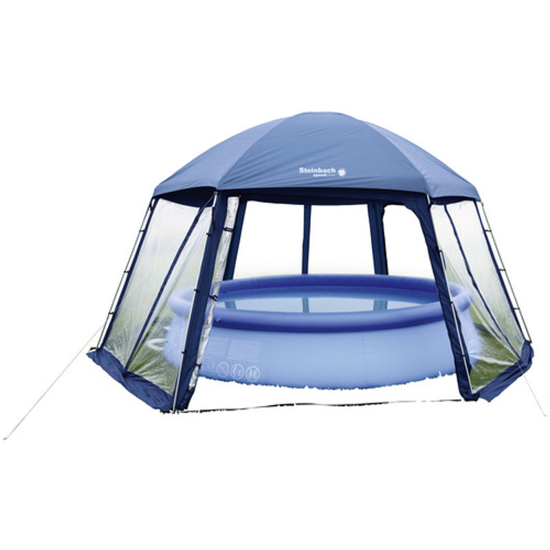 Steinbach Pooldach Dome Überdachung für Swimming Pools bis Ø 433 cm in Blau - Bild 7