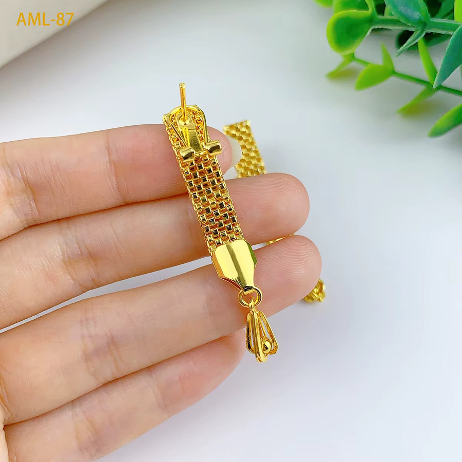 XUHUANG Schmuck-Set, 916 Gold, Halskette und Ohrringe, Damen - Bild 3