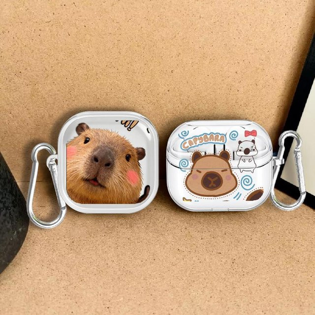 Transparente Capybara Schutzhülle für Samsung Galaxy Buds Live 2 3 FE 4 Pro 3Pro 4Pro - Bild 1