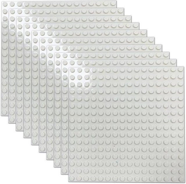 10-teiliges Set Klassische Grundplatte 16x16 Noppen - Bild 1