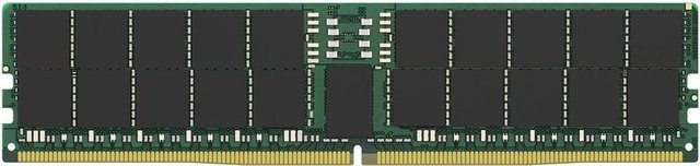 Kingston DDR5 DIMM RAM Modul 64GB 5600 MHz PC5-44800 CL46 ECC Schwarz Gold KSM56R46BD4-64MD - Bild 1