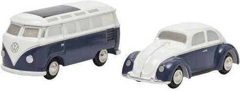 Schuco Piccolo VW Modellauto Set mit VW Käfer und VW T1 Samba Bulli - Bild 1