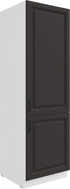 Küchen Hochschrank STILO in Grau und Weiss mit 60 cm Breite - Bild 1