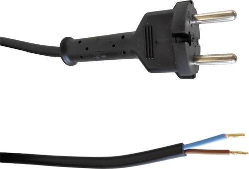HELU Strom Netzkabel Schwarz 10m - Bild 1