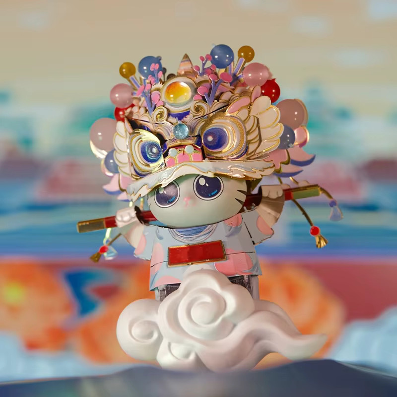 MU Miao Unrestrained 3D-Metallpuzzle, bunt, Tiere - Bild 2