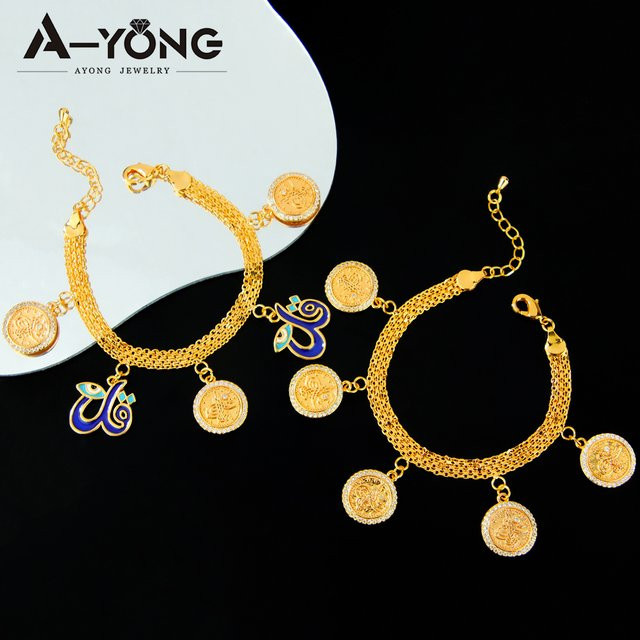 A-YONG AYONG JEWELRY Armband, Gold, Zirkonia, Vintage, Damen - Bild 1