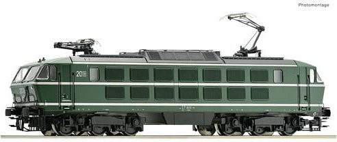 Roco Reeks 20 der SNCB, Elektrolokomotive, H0, 1:87, Grün - Bild 1