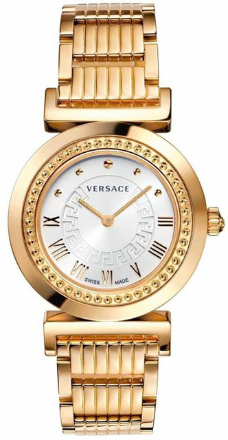 Versace Damenuhr, Quarz, Edelstahl, Silber, 35 mm, Saphirglas - Bild 1