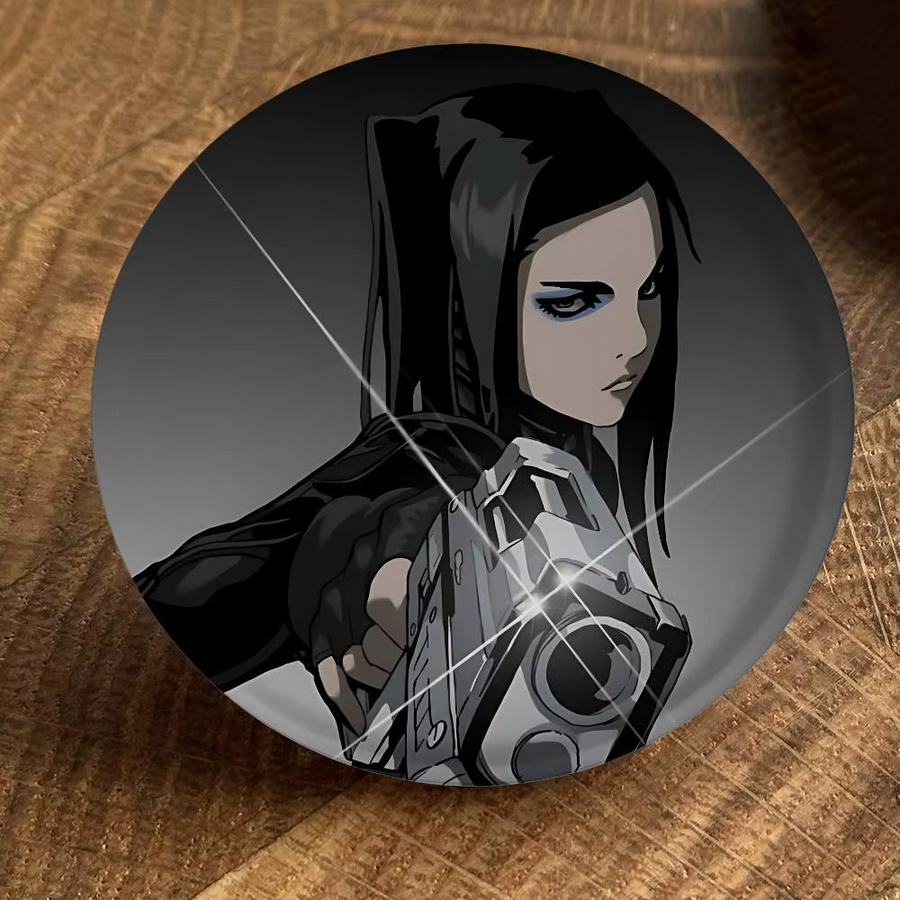 Brosche Ergo Proxy Anime, Runde Brosche, Unisex - Bild 4