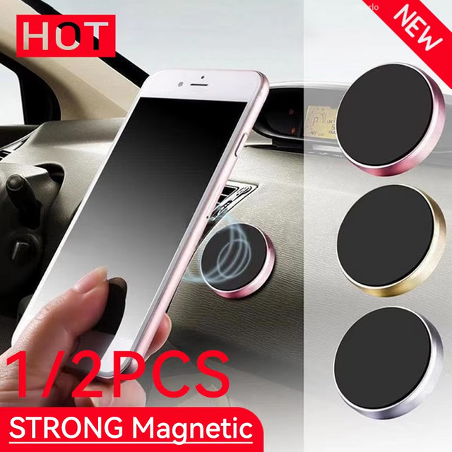 VAORLO Magnetische Auto Telefonhalterung für iPhone, Samsung und Xiaomi in Schwarz - Bild 1