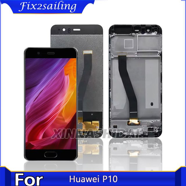 Huawei P10 LCD-Display-Digitizer-Baugruppe Ersatzbildschirm in Schwarz - Bild 1