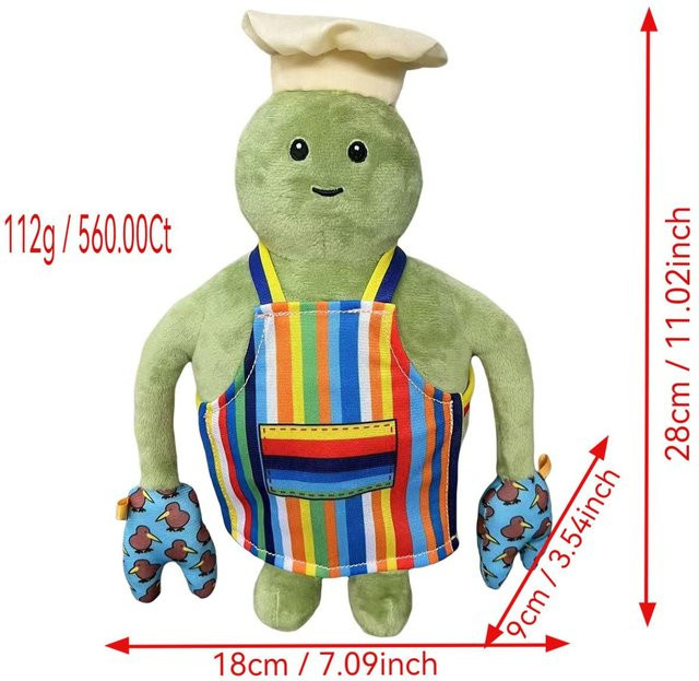 Yiran Health & Beauty Koch-Stofftier, Kuscheltier, ab 1 Jahr - Bild 1