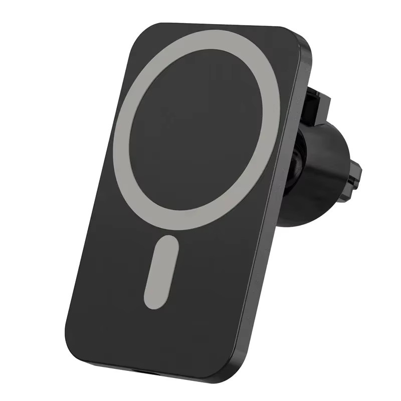 VIKEFON Magnetisches kabelloses Ladegerät und Autotelefonhalter für iPhone, Samsung und Xiaomi in Schwarz - Bild 6