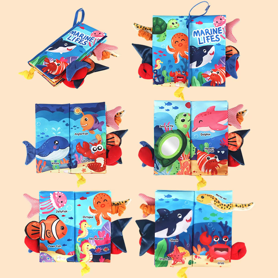 Babybücher Spielzeug, Fühl- und Knisterbücher, ab 0 Jahre, Plüsch / Textil, Bunt / Mehrfarbig - Bild 2