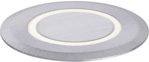 Paulmann 94363 LED Bodeneinbauleuchte für Garten und Terrasse, rund, Edelstahl silber, warmweiß - Bild 1