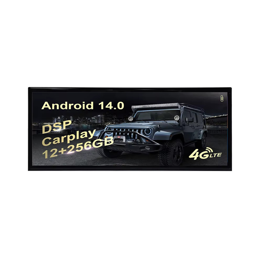 TPXINXIN Android 14.0 Multimedia Radio mit 15,8 Zoll Touchscreen für Audi Q7 2010 bis 2015, Wireless Carplay, GPS Navigation, Schwarz - Bild 4