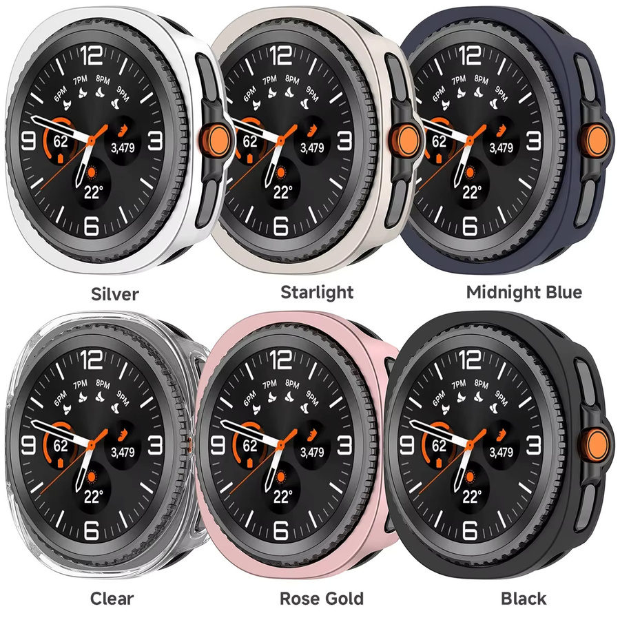 CAOWTAN Uhrenzubehör PC-Hartschale für Samsung Galaxy Watch 8, Kunststoff, Unisex - Bild 3