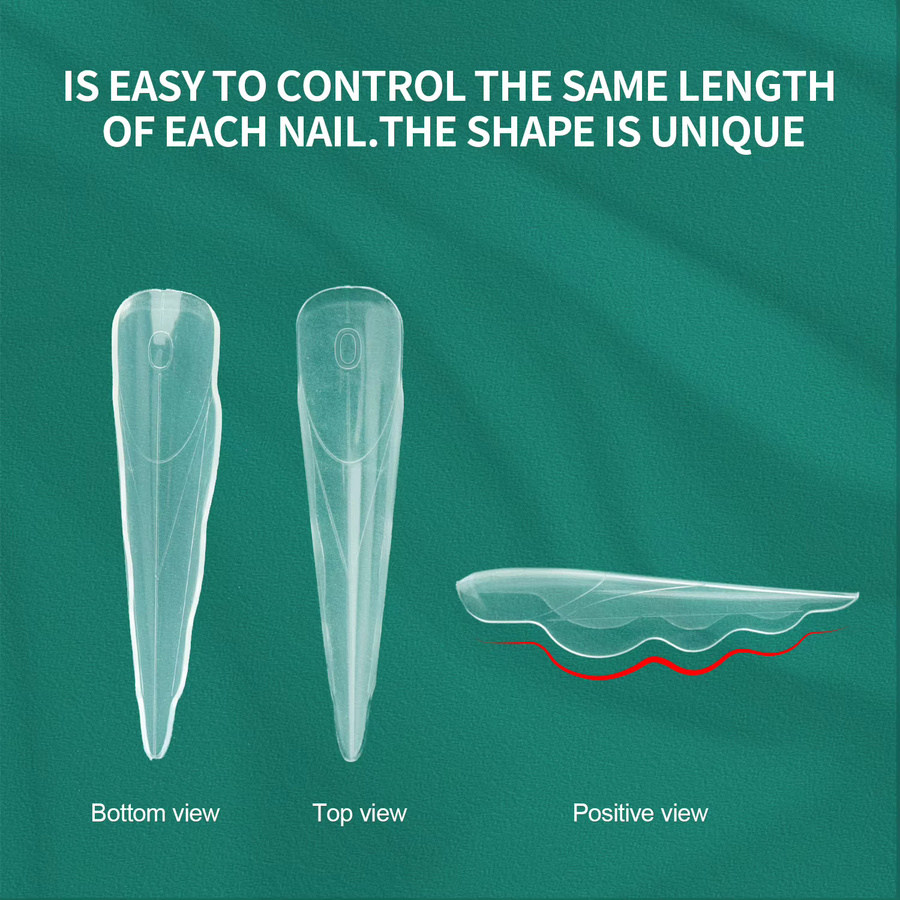 Nailpop Butterfly Nagel-Dualformen, 150 Stück, Gel-Verlängerungsformen - Bild 2