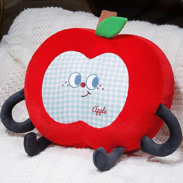 Yiran toy Kawaii Rote Apfel Plüschtier, Kissen, 45cm - Bild 1