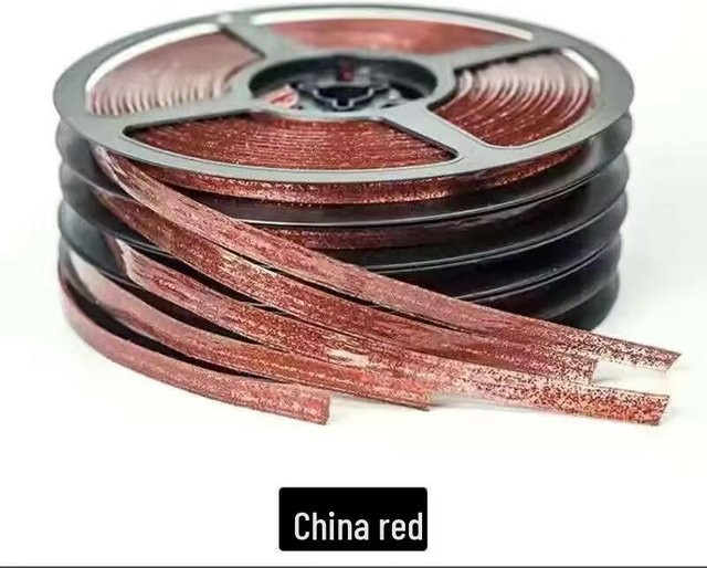 Value Vault Wasserdichter Anti-Schimmel Selbstklebender Dichtstreifen für Küche und Badezimmer, Farbe: Rot, Breite: 0,8 cm, Länge: 6 m - Bild 1