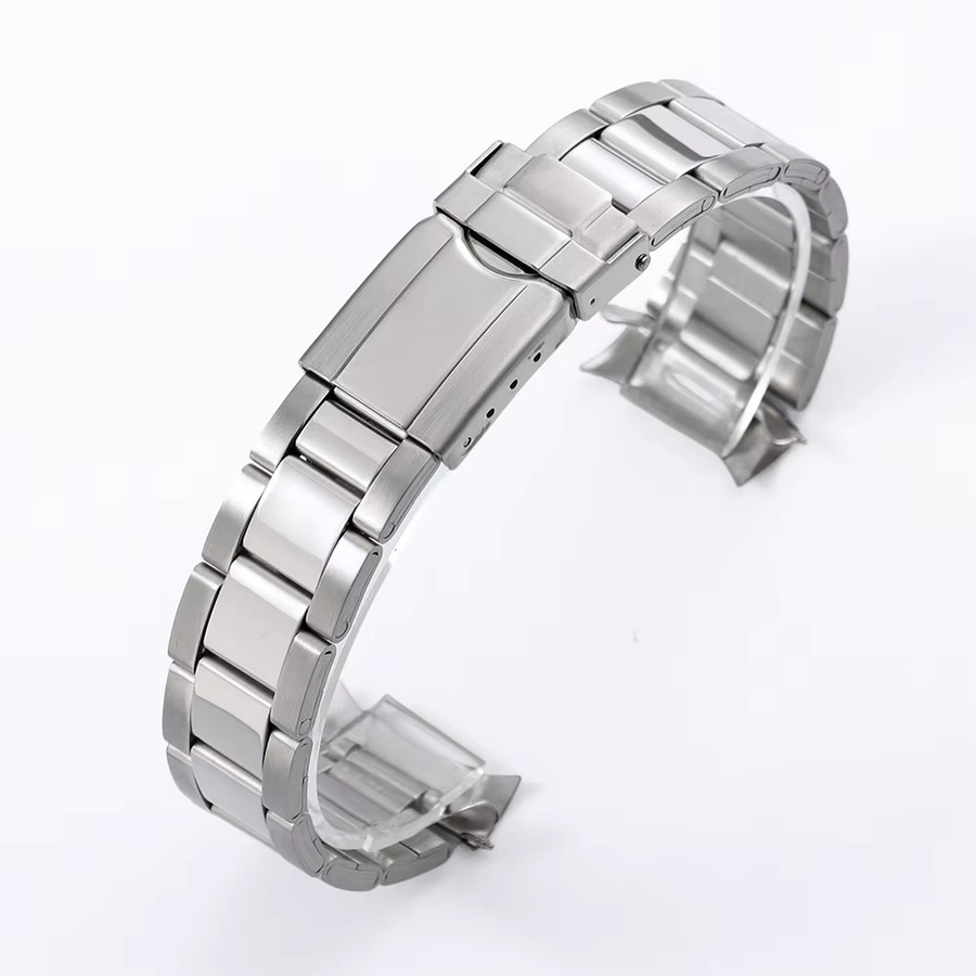 Uhrenarmband Edelstahl, Silber, Herren-Sportarmband - Bild 5