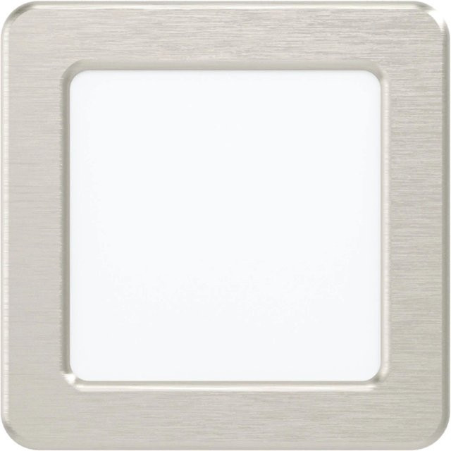 Eglo LED-Einbauspot Fueva 5 in Nickelfarben Matt, quadratisch, 4.000K, B/T: 11,7 x 11,7 cm - Bild 1