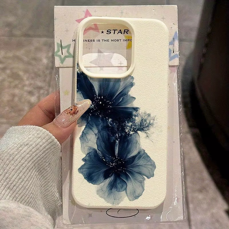 Handyhülle Deep Ink Poetic Pattern Design für Xiaomi Poco F7 Pro 5G, F6, F5, X7, X6, X5, 15, 14, 13, 15T, 14T, 13T in Multicolour und White - Bild 2