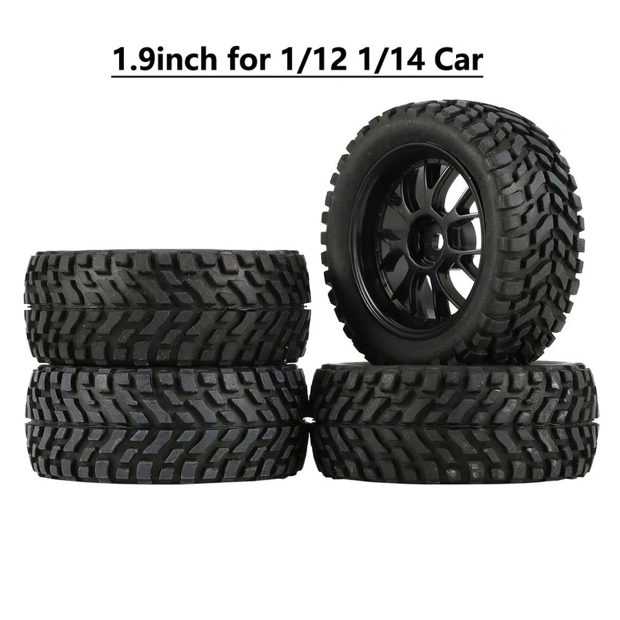 YSIDO RC Reifen, 4-teiliges Set, 75mm, 12mm Hex Naben - Bild 2