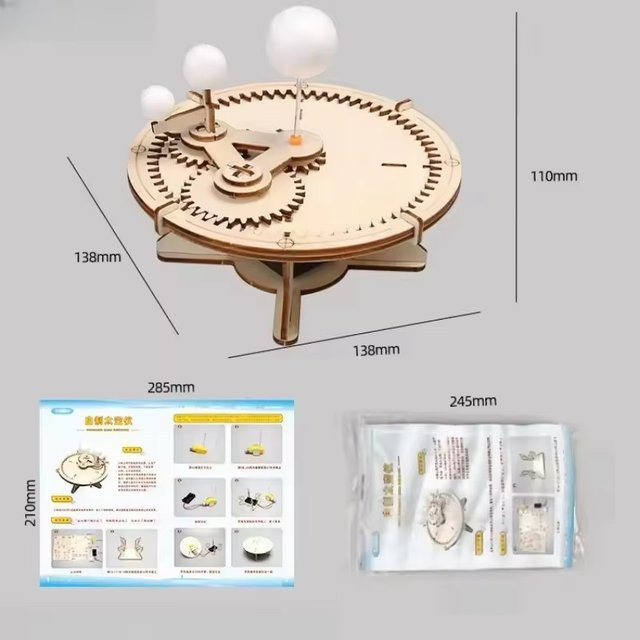 Meade DIY Sonnensystem-Modell, Mechanisches Set, Holzpuzzle, Weltraum - Bild 1