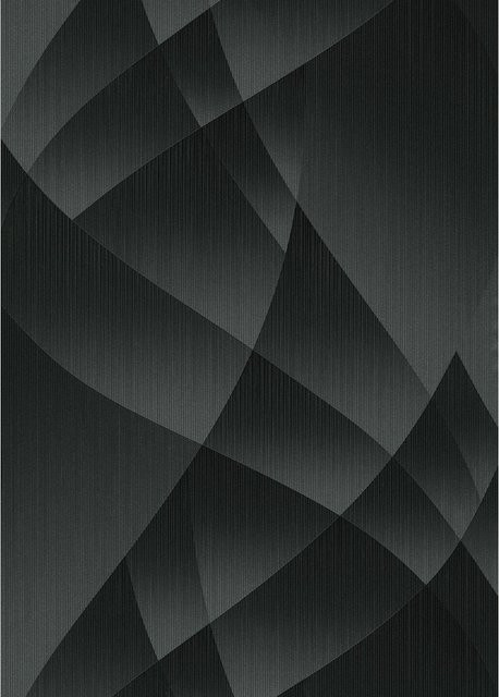 Guido Maria Kretschmer Vliestapete Lumina Schwarz mit geometrischem Design - Bild 1