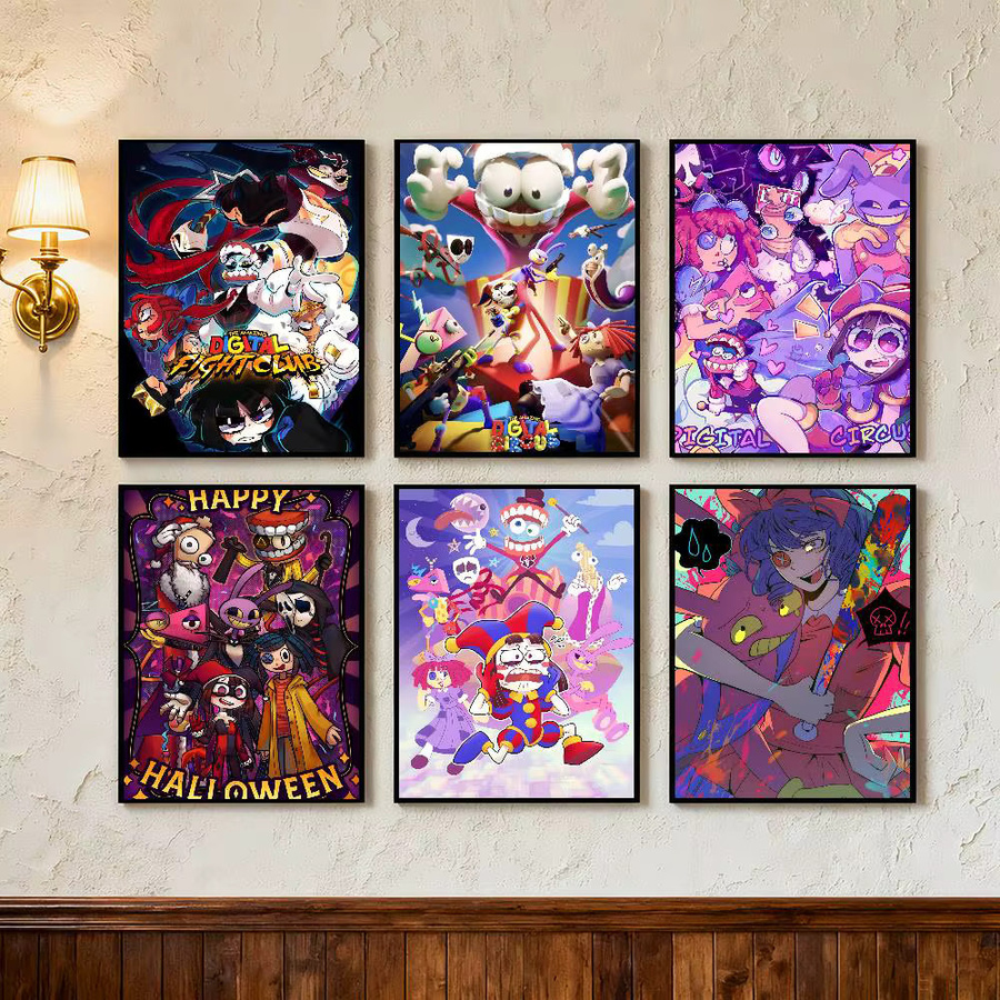 Kayou Anime The Amazing Digital Circus Poster Kunstdruck in Multicolor, Rechteckig, Papier - Bild 2
