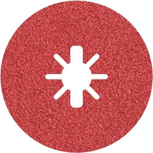 Bosch Fiberscheibe Best for Metal and Inox X-LOCK, Farbe: Rot, Durchmesser: 115 mm, Bohrung: 22,23 mm, Körnung: 36 - Bild 1