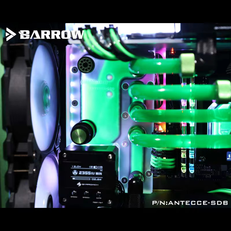 Barrow PC Wasserkühlung Wasserweg-Platte Integriertes Board für Antec Cube und Razer Gehäuse ANTECCE-SDB - Bild 3