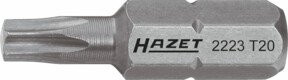 Hazet Bit 2223-T6 Sechskant massiv 6,3 1/4 Zoll Innen TX Profil T6 in Silber - Bild 1