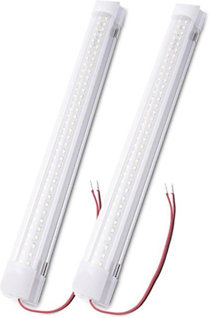 Koogeelife LED Innenbeleuchtung Lichtleiste in Weiß, 350 Lumen, 5W, für Boot, Van und Anhänger - Bild 1