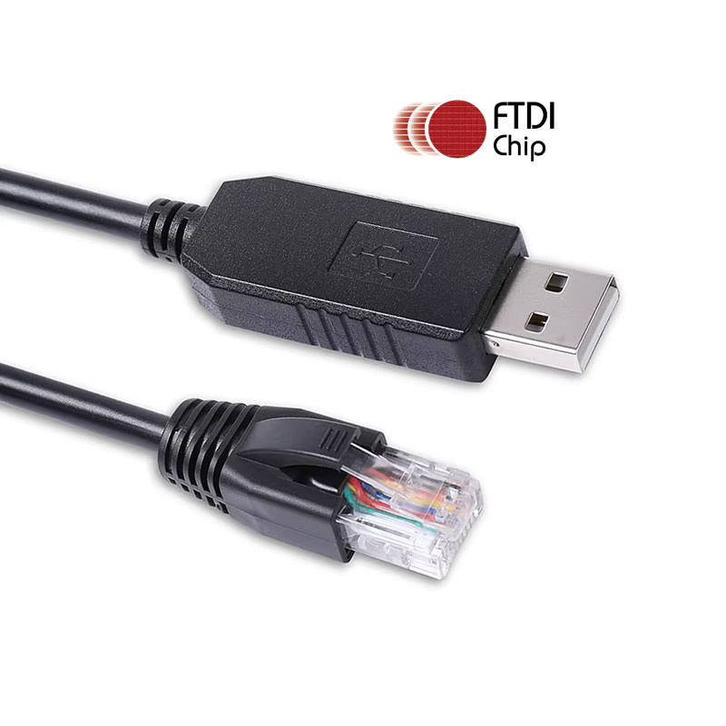 FTDI FT232RL USB zu RS485 auf RJ45 Serielles Kommunikationskabel in Schwarz für Nova Akustik Geräte als Ersatz für URC2 USB/RS485 Datenkonverter - Bild 2