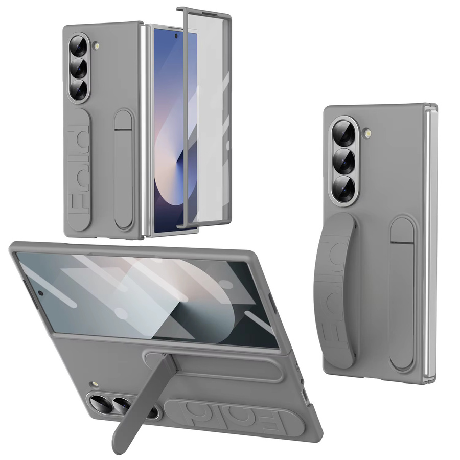 Samsung Original Silikonhülle mit Ständer für Galaxy Z Fold 6 in Blau und Grau (EF-MF956) - Bild 4