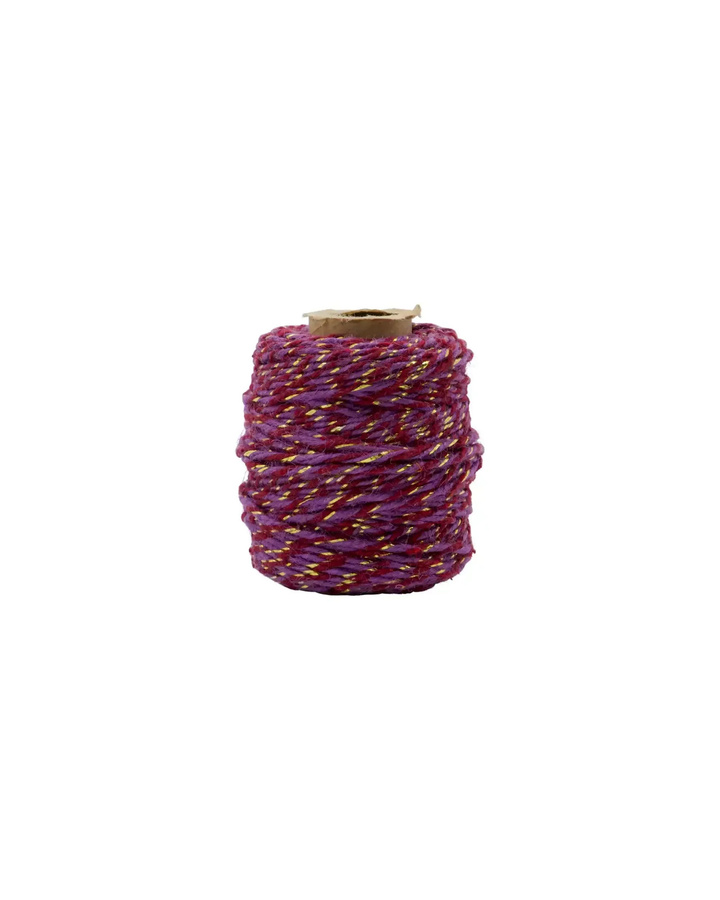 House Doctor Schleifenband Lila aus Jute und Baumwolle 5 Meter - Bild 1