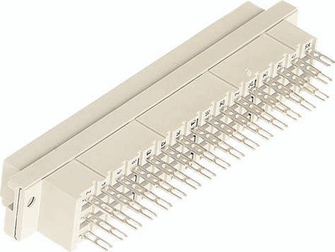 HARTING Federleiste 09052482823 aus Messing in Beige mit 3 Reihen - Bild 1