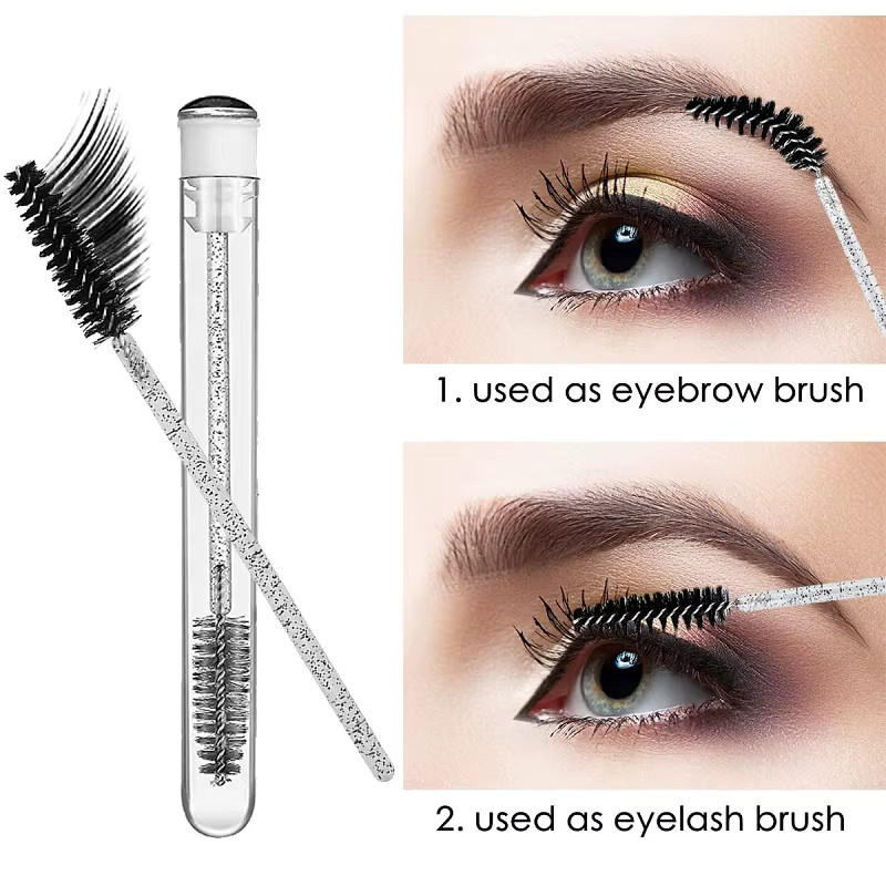 HMQ beauty Einweg Mascara Pinsel, 20 Stück, Schwarz, Glänzend, Unisex - Bild 3